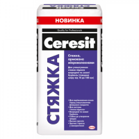 Стяжка армована мікроволокнами "Ceresit" 25 кг