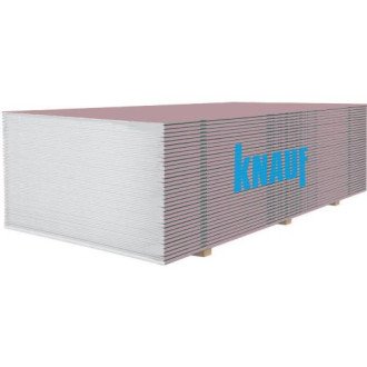 Гипсокартон KNAUF огнестойкий  1,2х2,5 м (12,5 мм)