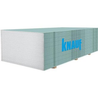 Гіпсокартон вологостійкий KNAUF 1,2х2 м (12,5 мм)