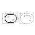 Зеркало Qtap Gemini 600х800 с LED-подсветкой Touch, с антизапотеванием, с диммером, рег. темп. цвета (3000-6500K) QT2578R6080
