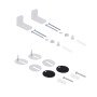 Унітаз підлоговий Qtap Scorpio Ultra Quiet безобідковий з сидінням Soft-close MATT BLACK QT14226088AMB