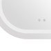 Зеркало Qtap Gemini 500х700 с LED-подсветкой Touch, с антизапотеванием, с диммером, рег. темп. цвета (3000-6500K) QT2578R5070