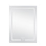 Дзеркало Lidz Kubis 600х800 з LED-підсвічуванням Touch, з антизапотіванням, з димером, рег. яскравості LD78LF9376080