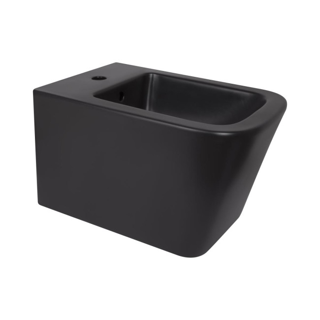 Біде підвісне Qtap Tern New 515x350x320 мм Matt Black QT17551303GMB