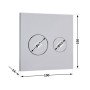 Панель змиву для унітаза Qtap Nest Uni QT0211P01V1009CRM