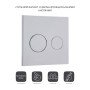 Панель змиву для унітаза Qtap Nest Uni QT0211P01V1009CRM