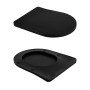 Унітаз підвісний Qtap Scorpio Ultra Quiet безобідковий з сидінням Soft-close MATT BLACK QT14332380AMB