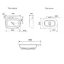Раковина Qtap Cardinal 565х400х130 White QT0411K177WN
