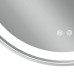 Зеркало Qtap Gemini 800х700 с LED-подсветкой Touch, с антизапотеванием, с диммером, рег. темп. цвета (3000-6500K) QT2578R8071W