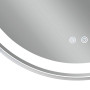 Дзеркало Qtap Gemini 800х700 з LED-підсвічуванням Touch, з антизапотіванням, з димером, рег. темп. кольору (3000-6500K) QT2578R8071W