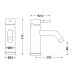Смеситель для раковины Lidz Aria 0011F (k35) LDARI0011FNKS46091 Nickel