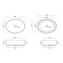 Раковина-чаша Qtap Kolibri 500x360x140 White QT10116065W