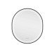 Зеркало Qtap Gemini 800х700 с LED-подсветкой Touch, с антизапотеванием, с диммером, рег. темп. цвета (3000-6500K) QT2578R8072B