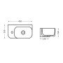 Раковина Qtap Tern 450х250х158 White QT1711H02LW