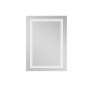 Дзеркало Qtap Cardinal 600х800 з LED-підсвічуванням Touch, з антизапотіванням, з димером, рег. темп. кольору (3000-6500K) QT0478C6080