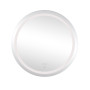 Дзеркало Lidz Aria R800 з LED-підсвічуванням Touch, з антизапотіванням, з димером, рег. яскравості LD78LR800