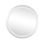 Дзеркало Lidz Aria R800 з LED-підсвічуванням Touch, з антизапотіванням, з димером, рег. яскравості LD78LR800