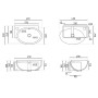 Раковина Qtap Leo 430x285x160 White QT11111008LW