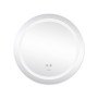 Дзеркало Lidz Aria R600 з LED-підсвічуванням Touch, з антизапотіванням, з димером, рег. яскравості LD78LR600