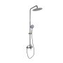 Душова система для душу Lidz Aria 1020 на два споживачі (k35) LDARI1020NKS46114 Nickel
