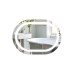 Зеркало Qtap Gemini 500х700 с LED-подсветкой Touch, с антизапотеванием, с диммером, рег. темп. цвета (3000-6500K) QT2578R5070