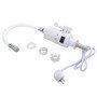Проточний кран-водонагрівач з гнучким виливом для кухні  Lidz Warm 065  LDWAR065WHI49097 White/White