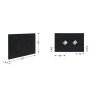 Клавіша змиву Qtap Standard 152x236x28 мм, Matt Black, кругла QTSTD164BLM49470