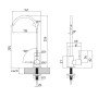Монокран для осмосу Lidz Mono 270  LDMON270GRP49571 Graphite