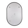 Дзеркало Qtap Scorpio (SC1) з LED-підсвічуванням Touch, з антизапотіванням, з димером, рег. темп. кольору (3000-6500K) Black QTSC600900