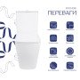 Унітаз підлоговий Qtap Stork Ultra Quiet 630×350×805 мм із сидінням Soft-close, White QTSTO27W49260