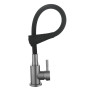 Змішувач для кухні Lidz Aria 015F31 (k35) з гнучким виливом LDARI015F31BGRP49566 Graphite/Black