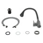 Змішувач для кухні Lidz Aria 015F31 (k35) з гнучким виливом LDARI015F31BGRP49566 Graphite/Black