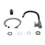 Змішувач для кухні Lidz Aria 015F3 (k35) з гнучким виливом LDARI015F3BGRP49564 Graphite/Black