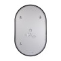 Дзеркало Qtap Scorpio (SC1) з LED-підсвічуванням Touch, з антизапотіванням, з димером, рег. темп. кольору (3000-6500K) Black QTSC500800