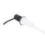 Дозатор для миючого засобу Lidz Acsis LA30 Brushed Black PVD, круглий LDACSLA30BLM49827