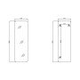 Дзеркало Qtap Gemini 500х1600 підлогове QTGE50160049283