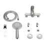 Змішувач для душу Lidz Luna 010 (k35)  LDLUN010NKS49191 Nickel