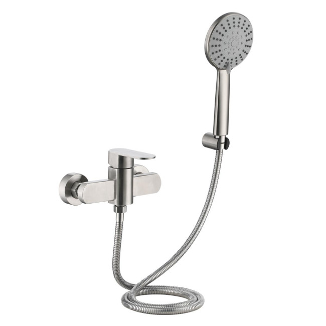 Змішувач для душу Lidz Luna 010 (k35)  LDLUN010NKS49191 Nickel