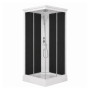 Душовий бокс Lidz Kubis SB90x90.SAT.LOW.GR, скло тоноване 4 мм