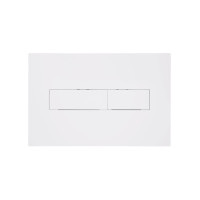 Клавіша змиву Qtap Standard 152x236x28 мм, White, лінійна QTSTD164W49471