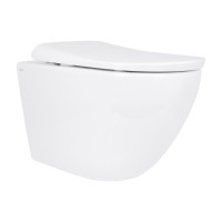 Унітаз підвісний Qtap Robin ML Ultra Quiet 520x365x365 мм, з сидінням Soft-close MagLock, White QTROBML26W49623