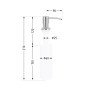 Дозатор для миючого засобу Lidz Acsis LA29 Brushed Steel, круглий LDACSLA29BRU49828