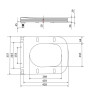 Сидіння для унітазу Qtap (Stork, Aquarius 630) 420x336x22 мм, White, з мікроліфтом, Slim Duroplast, Quick Release QTSC179W49263