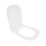 Сидіння для унітазу Qtap (Stork, Aquarius 630) 420x336x22 мм, White, з мікроліфтом, Slim Duroplast, Quick Release QTSC179W49263