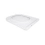 Сидіння для унітазу Qtap (Stork, Aquarius 630) 420x336x22 мм, White, з мікроліфтом, Slim Duroplast, Quick Release QTSC179W49263