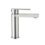 Змішувач для раковини низький Lidz Nexus 001F (k35)  LDNEX001FNKS49184 Nickel