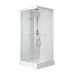 Душовий бокс Lidz Kubis SB90x90.SAT.LOW.FR, скло Frost 4 мм