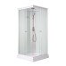 Душевой бокс Lidz Kubis SB90x90.SAT.LOW.FR, стекло Frost 4 мм