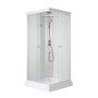 Душовий бокс Lidz Kubis SB90x90.SAT.LOW.FR, скло Frost 4 мм
