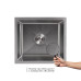 Мийка для кухні інтегрована під стільницю Lidz Handmade H4843 Brushed Steel 3,0/1,0 мм LDH4843BRU49441